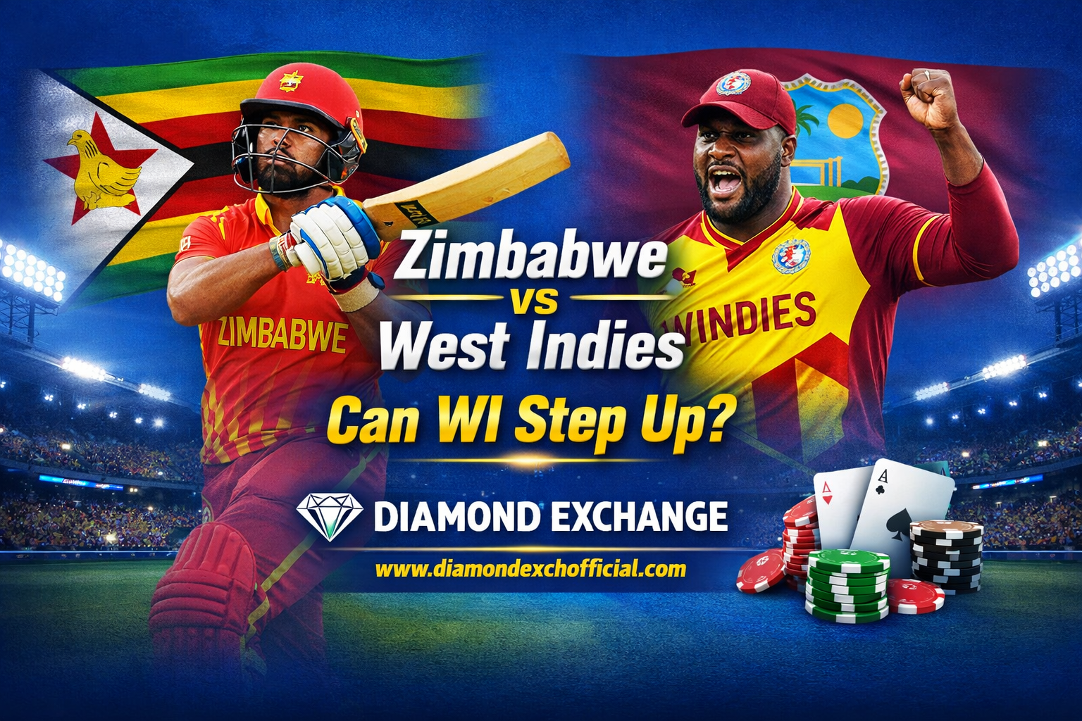 Zimbabwe vs West Indies: Can WI Step Up? Diamond Exchange