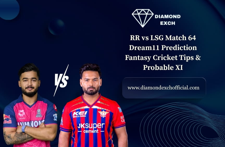 Read more about the article RR vs LSG Match 64 Dream11 Prediction – Fantasy Cricket Tips & Probable XI