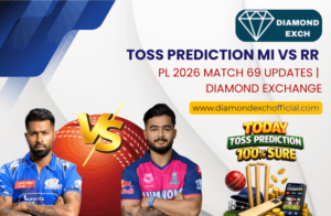 Read more about the article Toss Prediction MI vs RR – IPL 2026 Match 69 Updates | Diamond Exchange