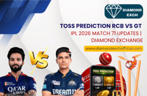 Read more about the article Toss Prediction RCB vs GT – IPL 2026 Match 71 Updates | Diamond Exchange