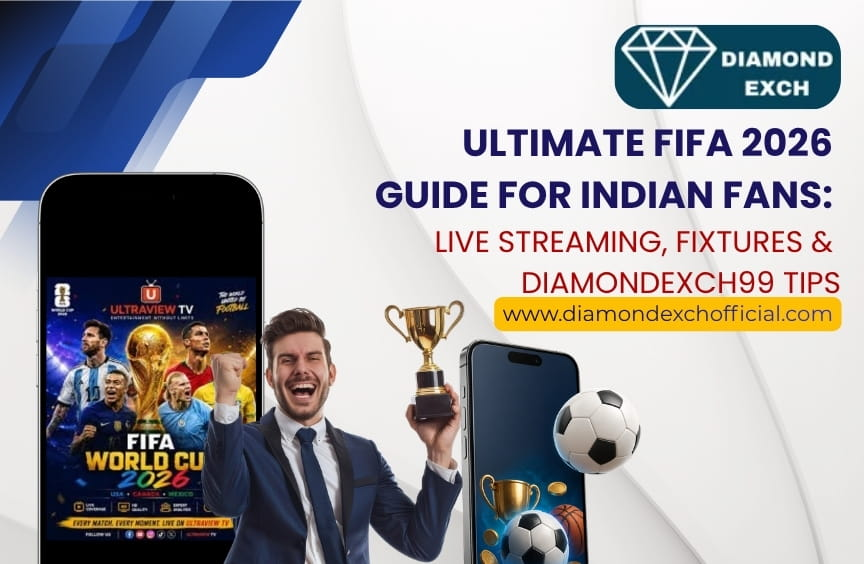 Read more about the article Ultimate FIFA 2026 Guide for Indian Fans: Live Streaming, Fixtures & DiamondExch99 Tips