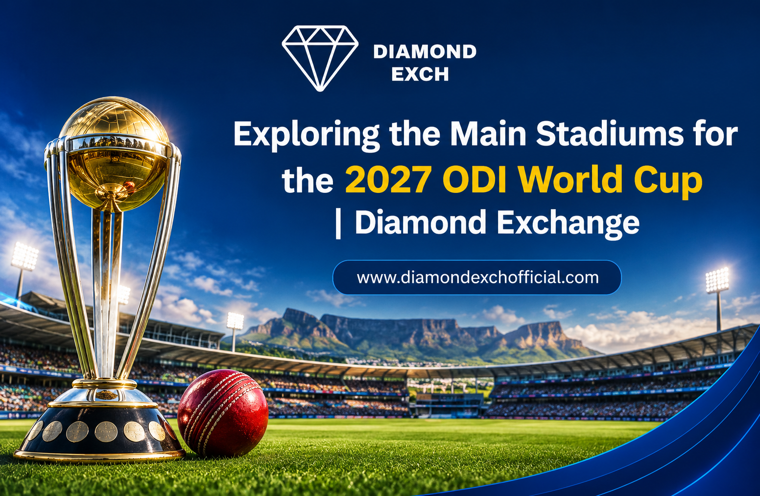 You are currently viewing Exploring the Main Stadiums for the 2027 ODI World Cup | Diamond Exchange 